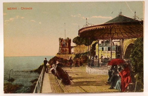 Cartolina nervi chiosco - chiosco,