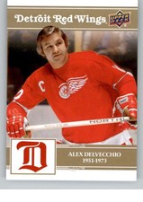 2025-26 Upper Deck Detroit Red Wings Centennial 100th Anniversary Gold