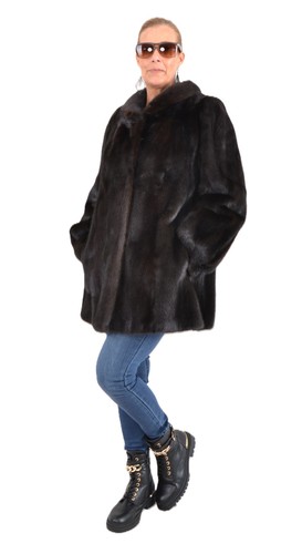 A5864 giacca visone vera - a5864,