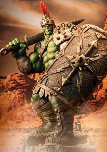Statua figura gladiatore hulk - statua,