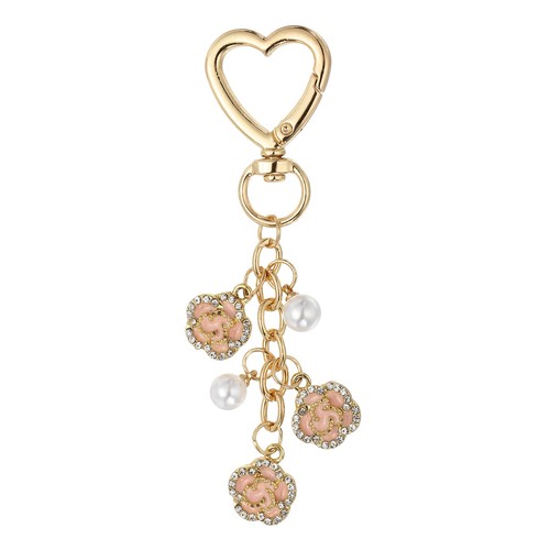 Gold pink crystal - crystal, rhinestone