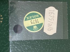 Adesivo  Scatola Rolex Gmt 1675 Dal 1959 Al 1980 Originale Dell Epoca !