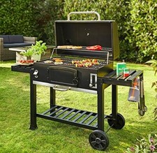 CosmoGrill Barbecue Affumicatore XXL da Esterno Carbone Portatile BBQ Grill Casa Giardino