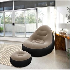 POLTRONA GONFIABILE CON POUF