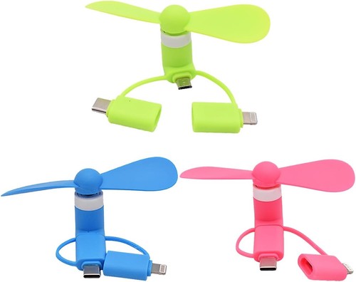 3pcs mini ventole per telefono - per,