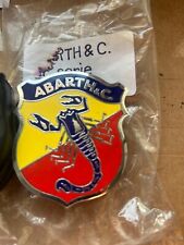 ABARTH & C. 595 695 850 EPOCA CAMPIONE DEL MONDO STEMMA SMALTATO BADGE EMBLEM