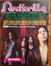 ROCKERILLA 118/90 Clock DVA Loop Rubin Statuto Wynn Thee Hypnotics Jesus Jones