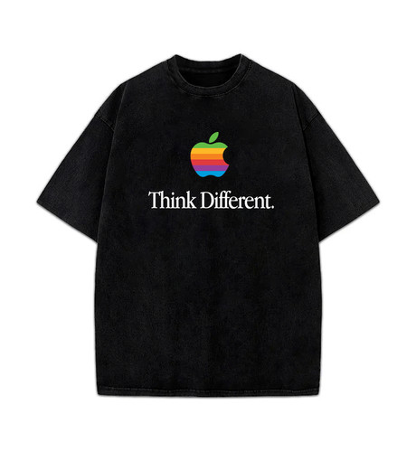 Maglietta apple vintage logo - maglietta,