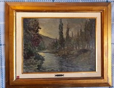 Dipinto ad Olio Macchiaioli Millus Mario Illusi