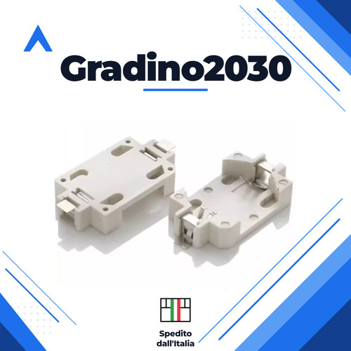 Portabatteria pcb orizzontale - pcb,