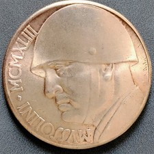 Italy  20 Lire Mussolini