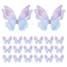 20Pcs Butterflies 1.6"x2"