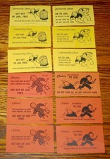 Set 12 Carte Monopoly Gioco