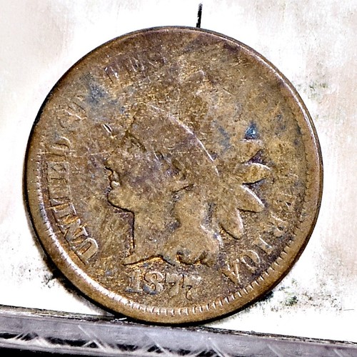 Centesimo indiano 1877 vg - centesimo,