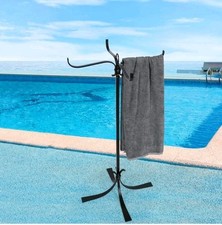 Toallero de metal Para Exterior resistente para Piscina, Jacuzzi hidromasaje