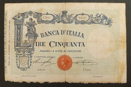Lire 1916 bb barbetti - 50,