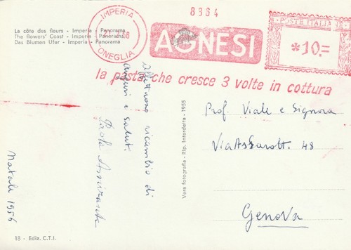 Affrancatura meccanica rossa - affrancatura,