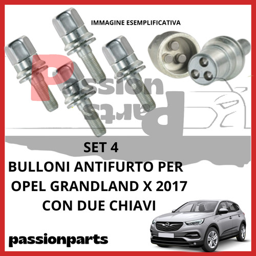 Kit bulloni antifurto - kit,