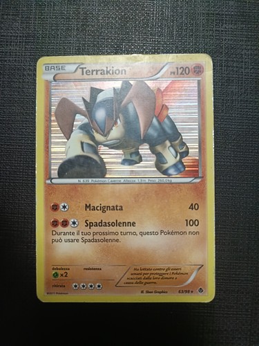 Terrakion holo nuove - 63/98,
