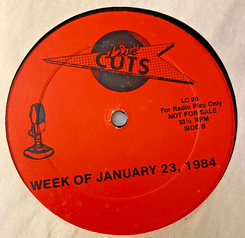 Live cuts eric - 1/23/84, cuts: