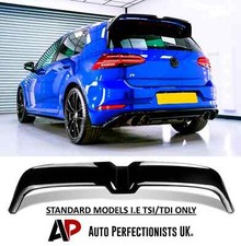 Spoiler tetto posteriore nero lucido stile Oettinger VW Golf TSI TDI labbro MK7 MK7.5