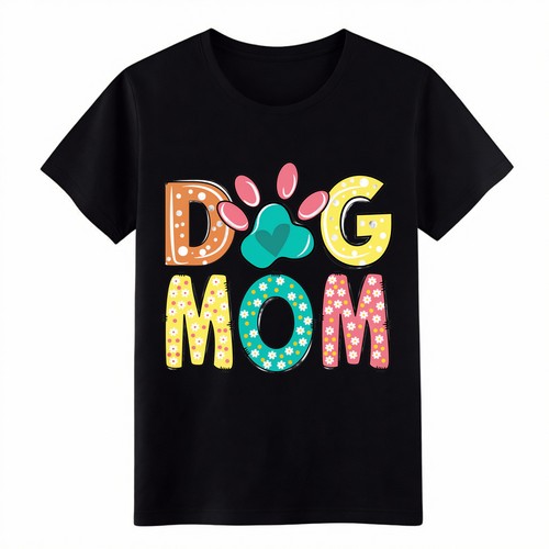 Shirt grafica stampa zampa - t-shirt,