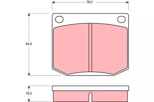 Kit pastiglie freno - , anteriore