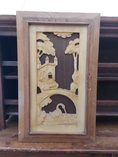 Vecchio fregio ligneo - fregio, legno
