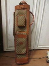 GUCCI  BORSA SACCA DA GOLF  PELLE E STOFFA   ULTIMA OFFERTA