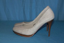 Escarpins FARASION Textile Beige T 40 TBE