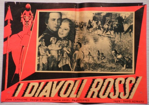 Fotobusta diavoli rossi 1951 - fotobusta,