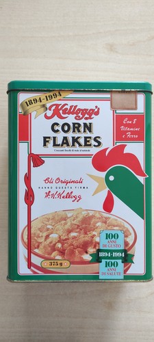 Scatola latta kellogg - latta, kellogg's