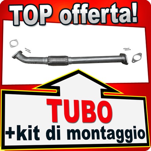 Tubo anteriore scarico alfa - tubo,