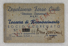 tessera ond dopolavoro forze