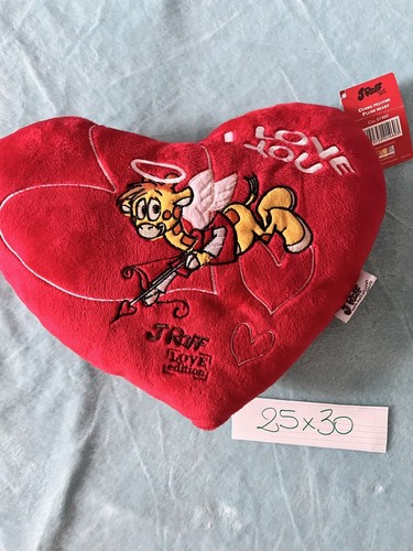 Cuscino cuore peluche - cuscino, amo