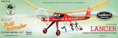 Guillow aereo balsa lancer - guillow's,