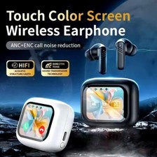 Cuffie Wireless  Bluetooth con Schermo LCD ANC ENC Musica Chiamate Sport Cuffia