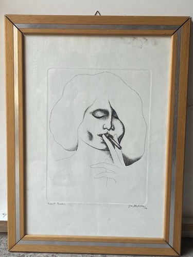 Quadro moderno dipinto mano - quadro, a