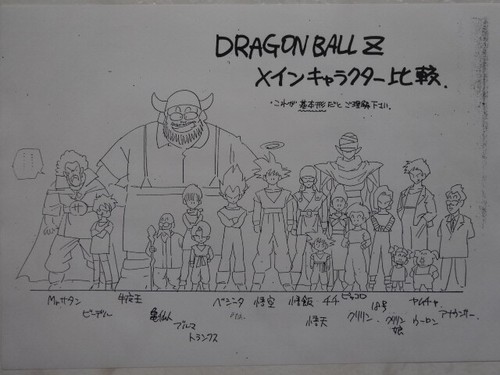 Dragon ball anime cel - anime, settei