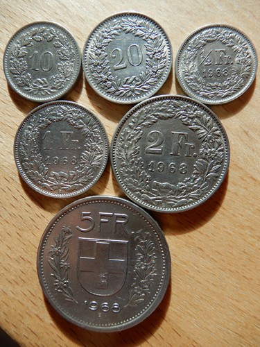 Svizzera set monete 1968 - /69-, 6