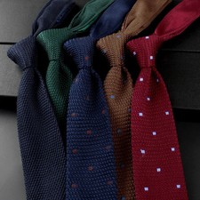 Dot Necktie 6.5cm Narrow