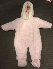 Sacco nanna Termico,Tuta Rosa Imbottita Neonata Con Cappuccio. Tuta Intera
