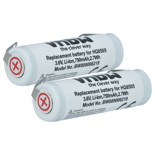 Batteria per philips - 2x,