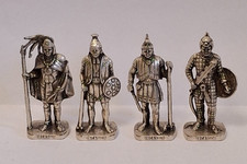 Metallfiguren Soldatini Kinder metal serie Incas argentato altsilber spendita