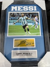 Lionel Messi facsimile foto