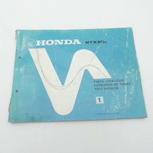 Honda mtx catalogo - honda, 80