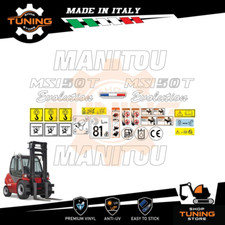 Kit Adesivi Mezzi da Lavoro Manitou Carrello Elevatore MSI50 T evolution