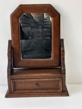 PORTAGIOIE PSICHE SPECCHIERA IN MINIATURA ANNI 50 IN LEGNO VINTAGE ANTICO