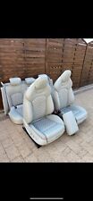sedili audi a6 s line elettrici+riscaldati bianchi in ottime condizioni 