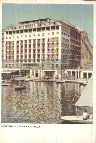 Cartolina albergo vesuvio - cartolina,